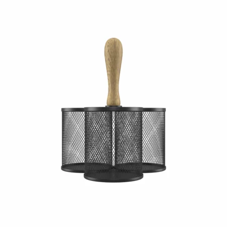 Cutlery caddy product render showcasing high-quality details for home goods.