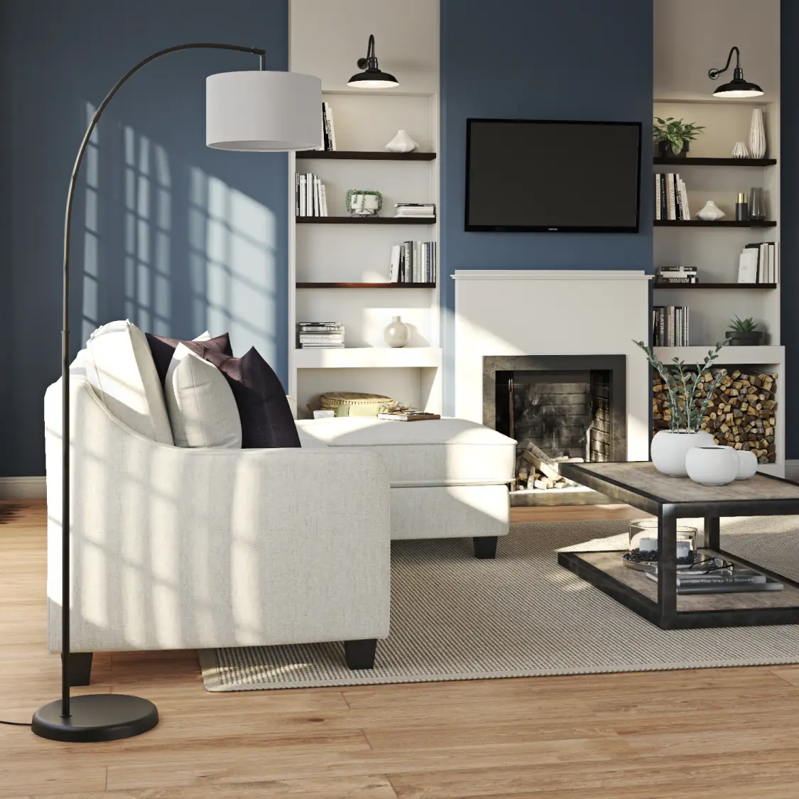 interior rendering featuring Living Room Design.