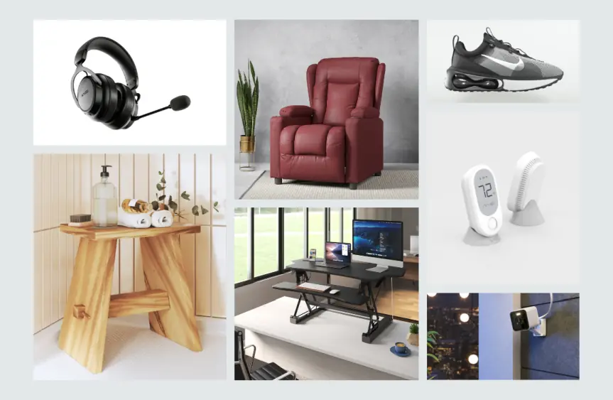 eCommerce photography services banner for general industry use.
