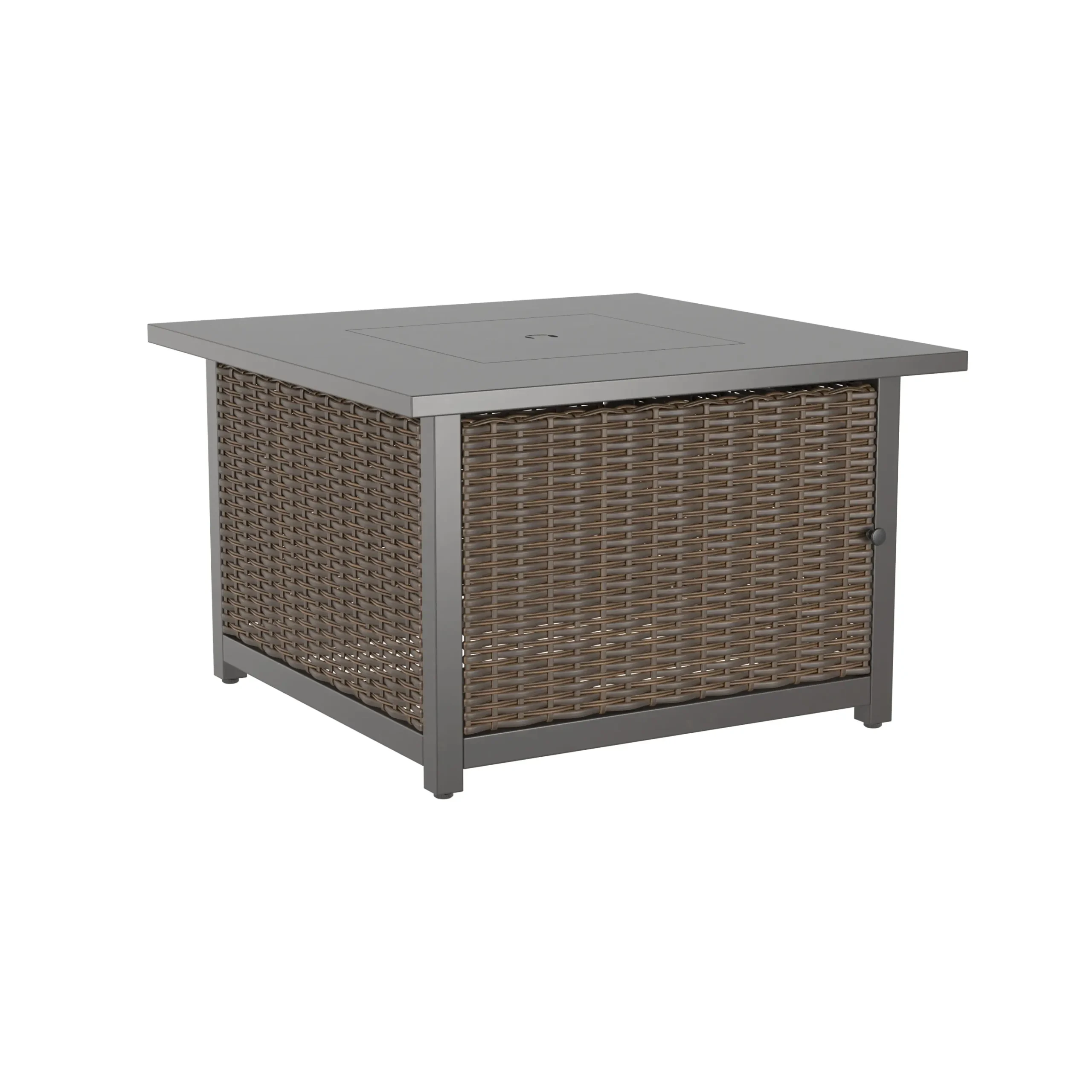 Fire table 3D rendering for enhancing outdoor home goods.