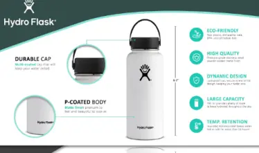 Top eCommerce photography service featuring a Hydro Flask product.